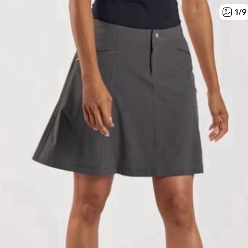 Title Nine Charcoal A-Line Skort